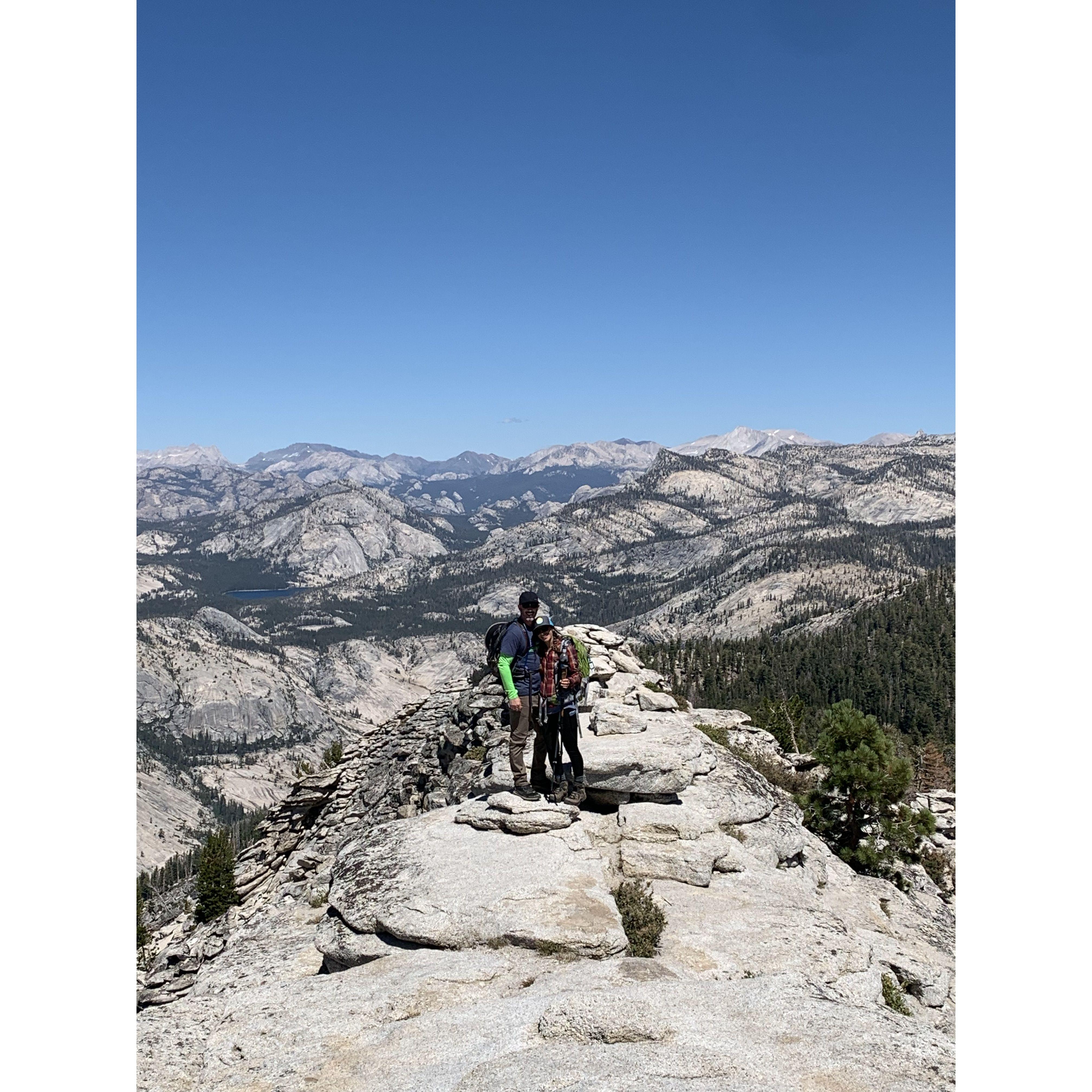 It was a good sign when we still got along after 8 1/2 hours, 13 miles and 3100' of elevation gain.