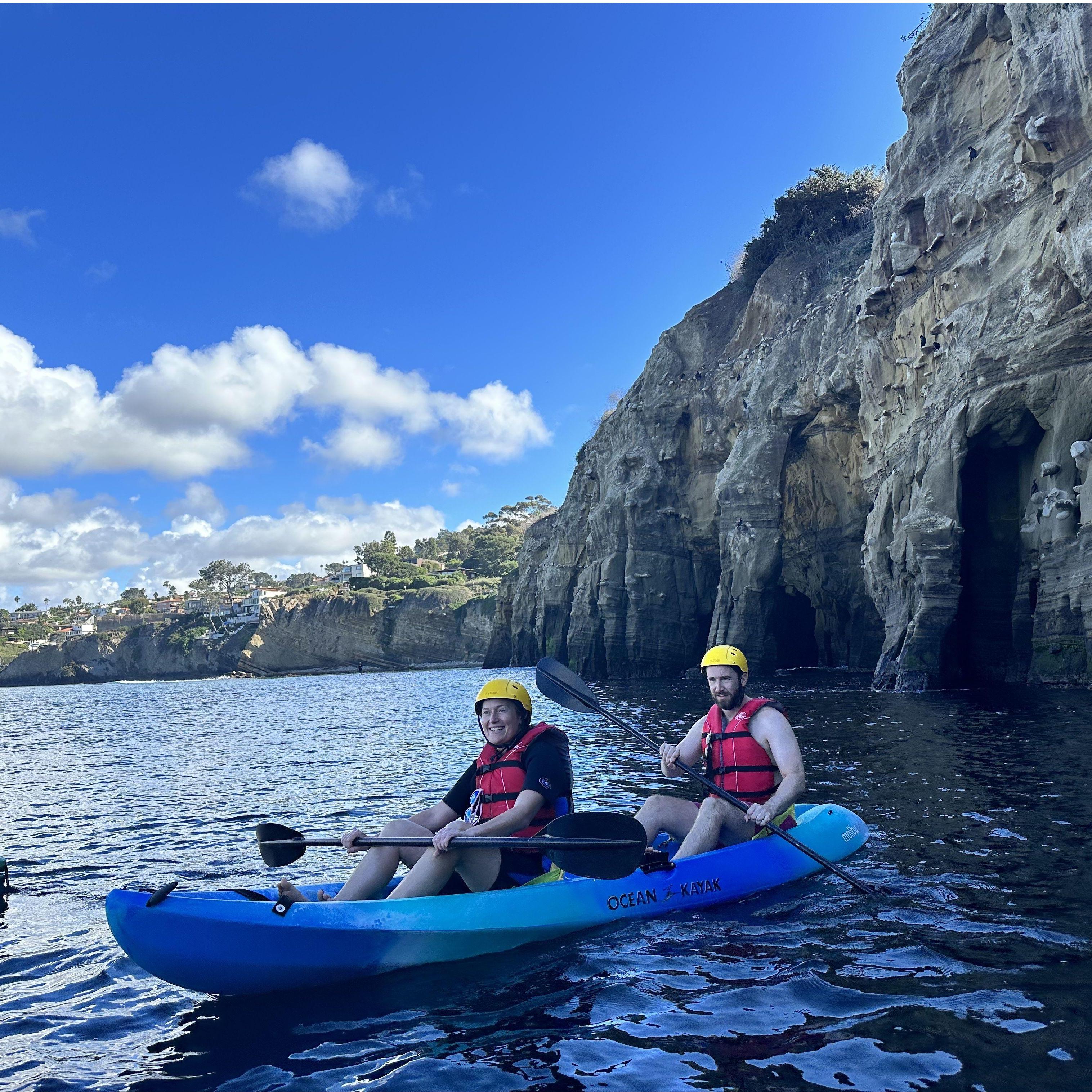 Kayaking with the sea lions in San Diego!