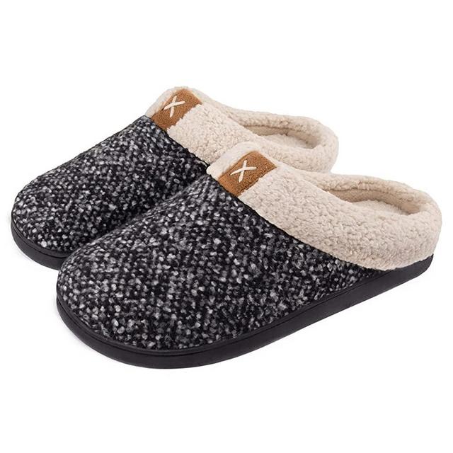 ULTRAIDEAS Men's Original Boucle Memory Foam Slipper
