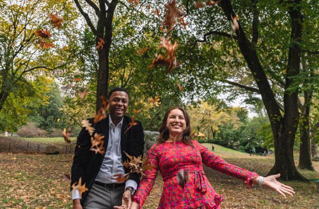 Engagement Photos in Central Park