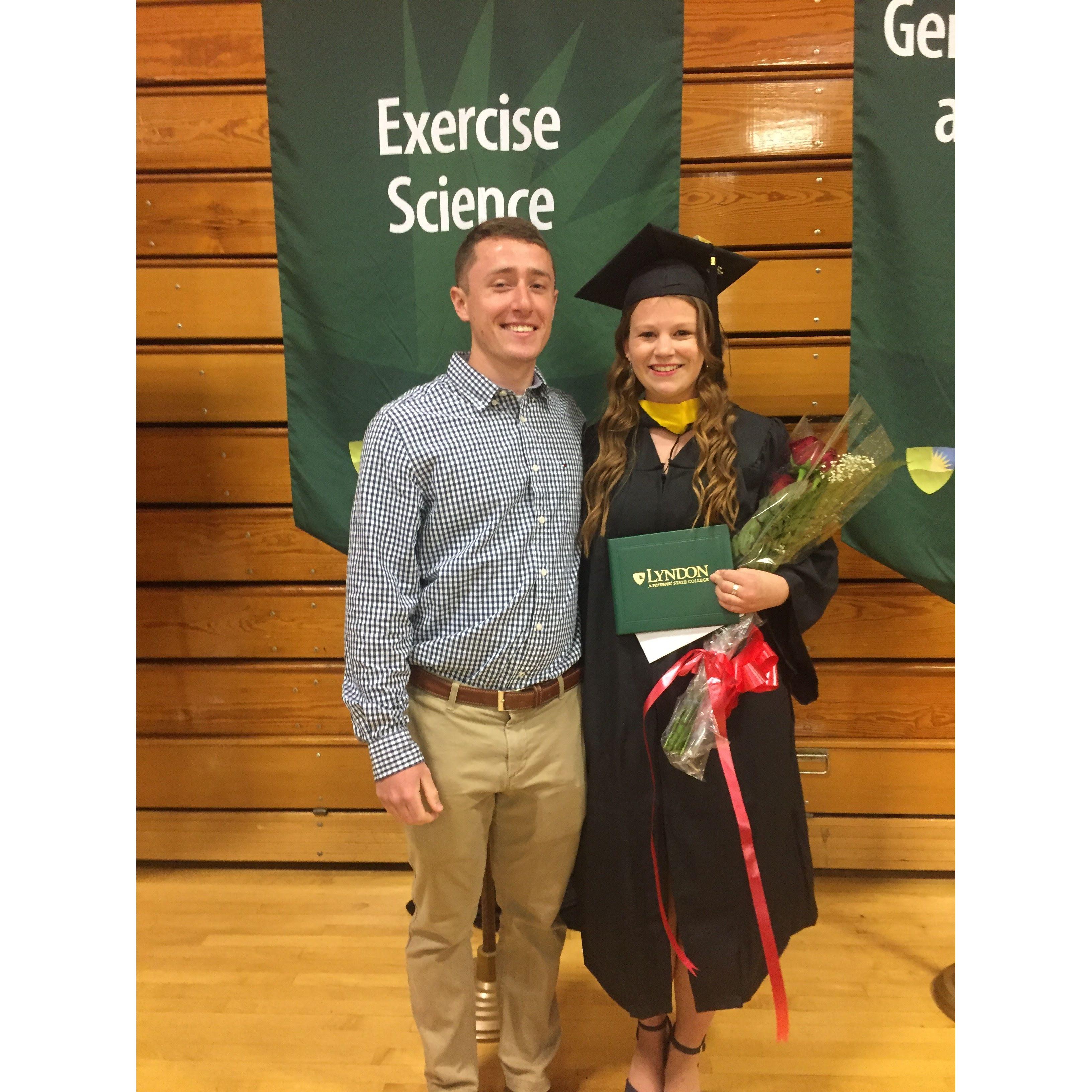 Julianne's graduation from Lyndon State College '17