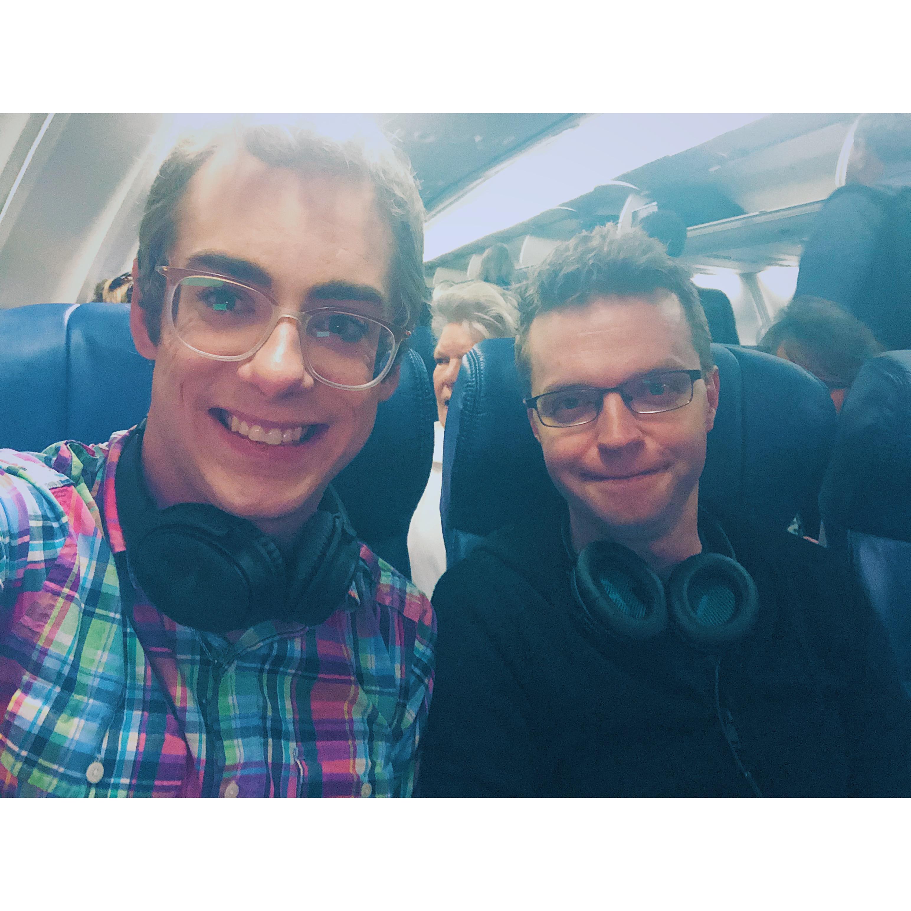 Flying to St. Louis for Jarod's niece's graduation!