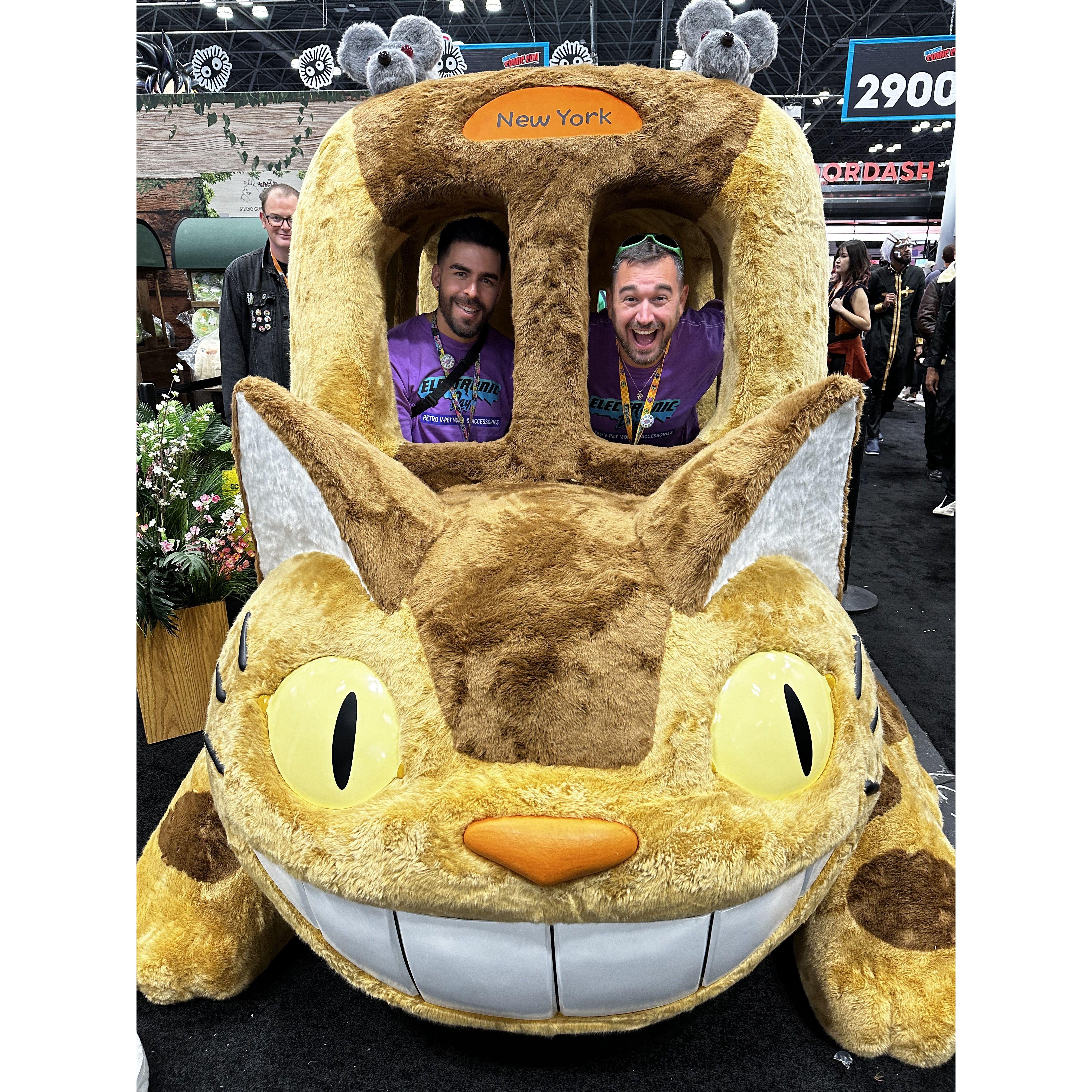 In the cat bus at NYCC
