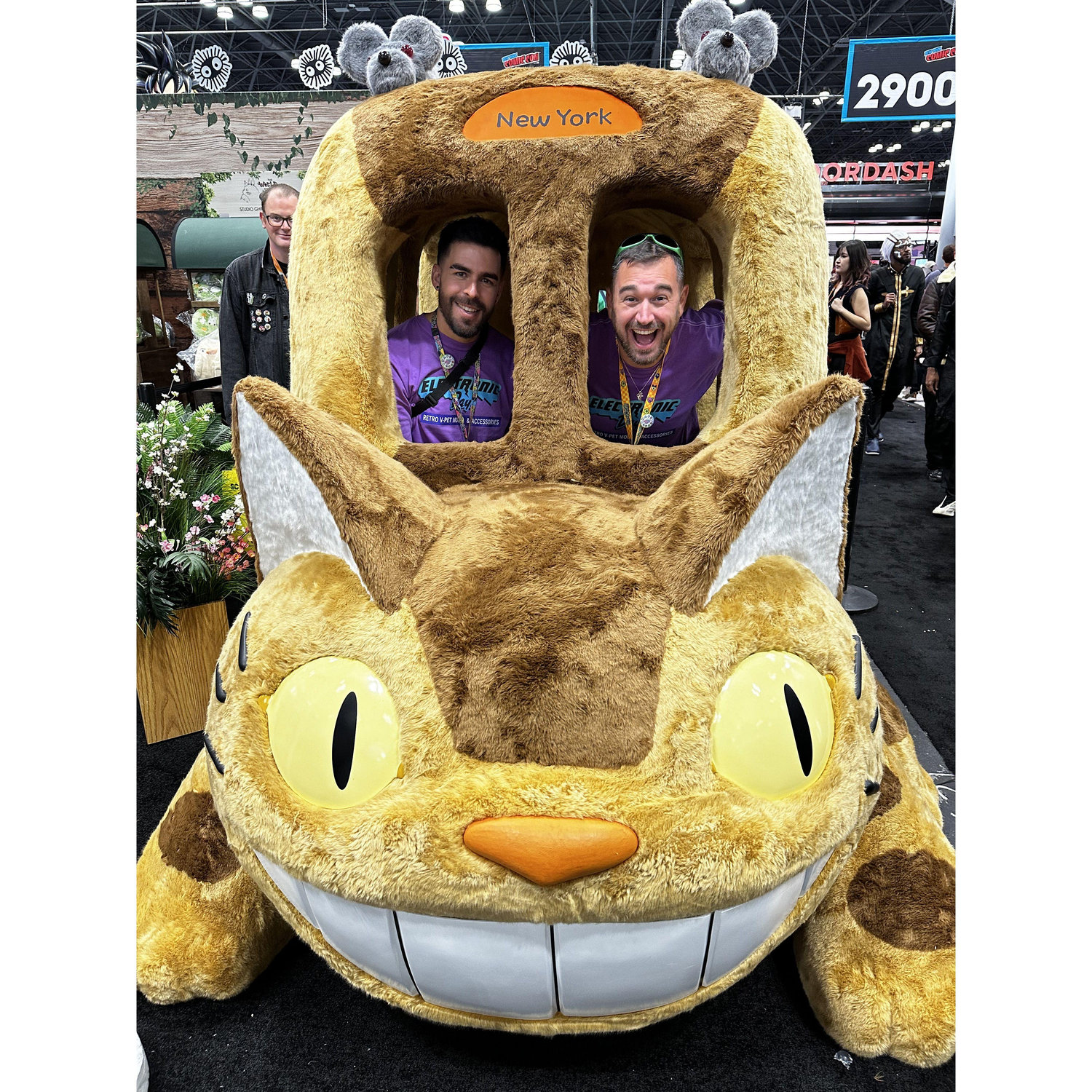 In the cat bus at NYCC