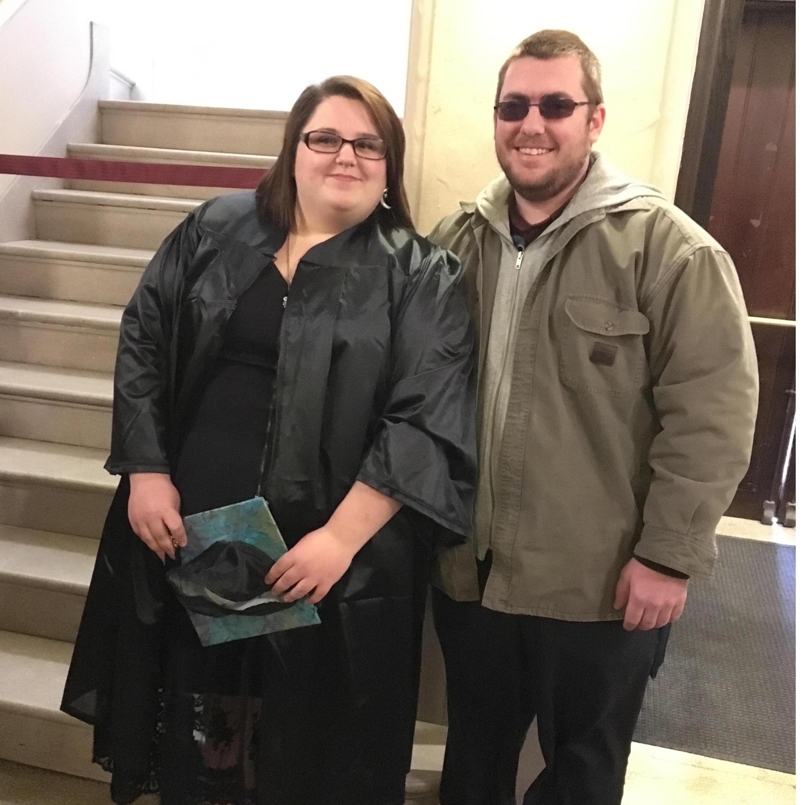 Zeni's college graduation
