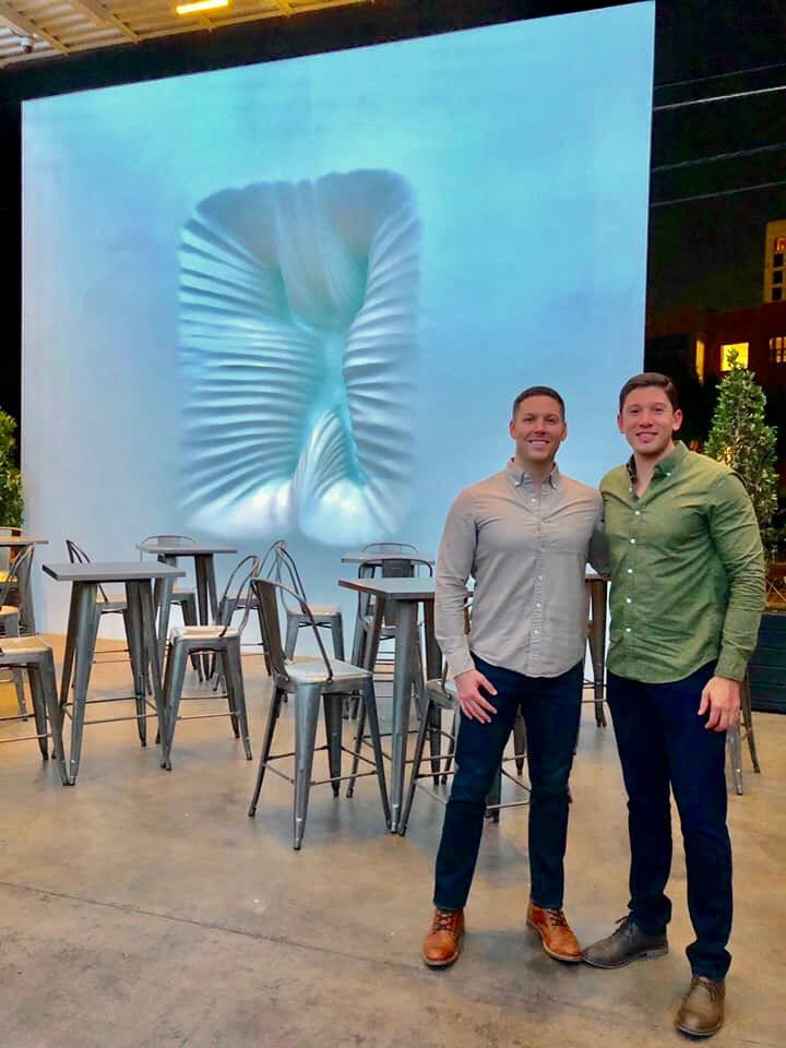 Dinner celebrating Robert's promotion