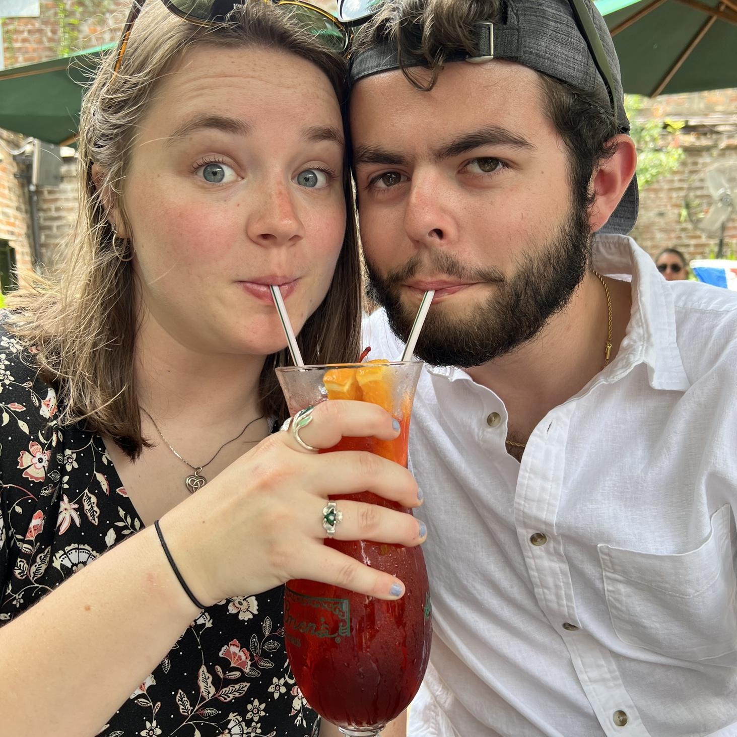 Our first Hurricane together, and Lauren's first trip to New Orleans.
