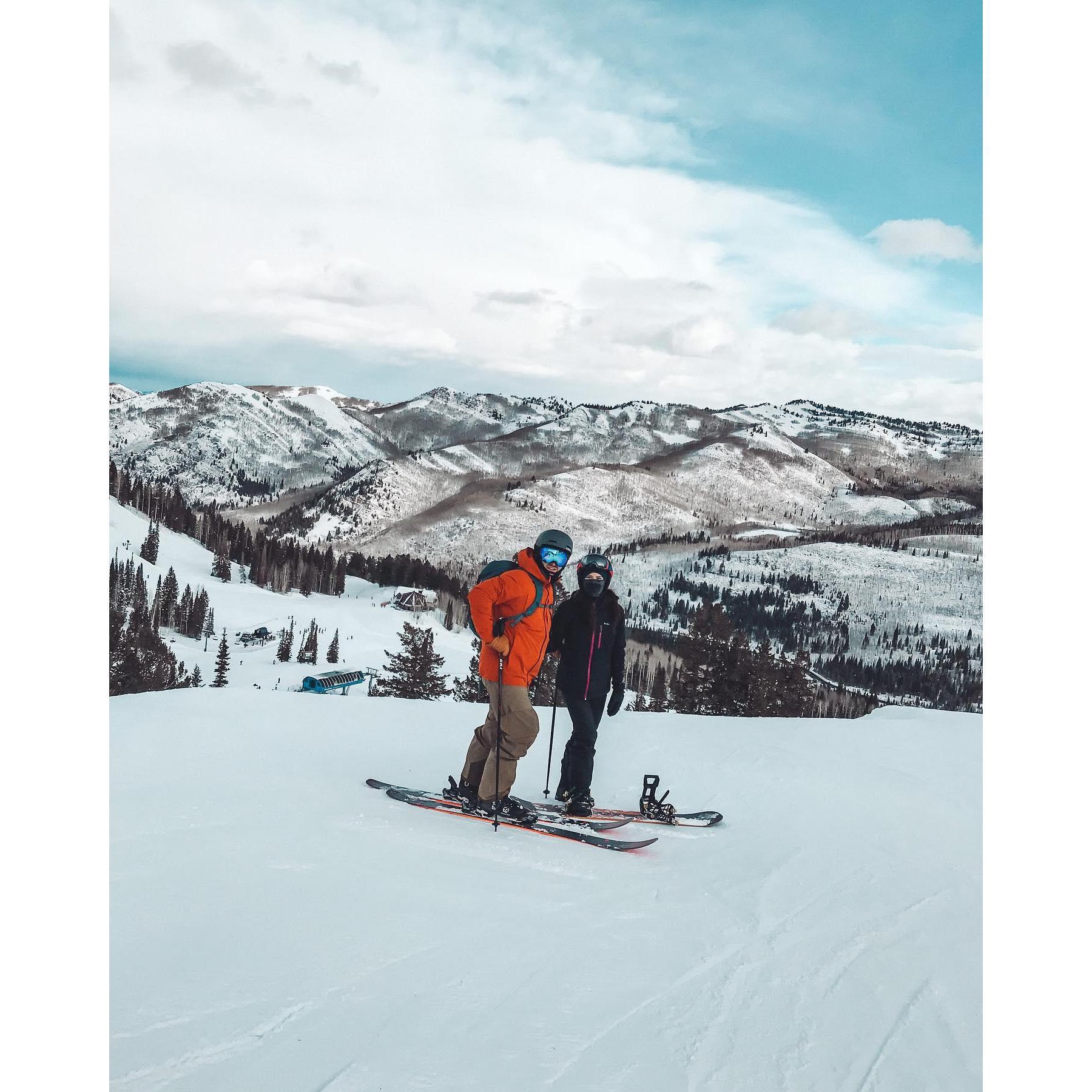 Our first vacation together - skiing in Utah!