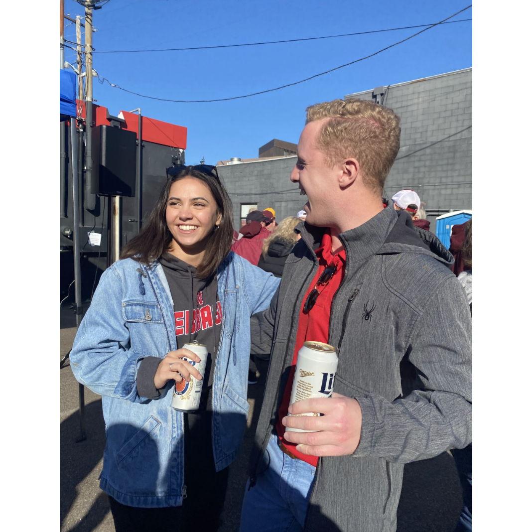 Traveled all the way to Minnesota to visit our friends and cheer on the Huskers! 