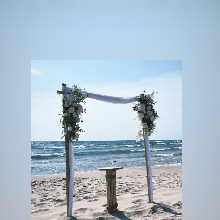Beautiful day for the ceremony!