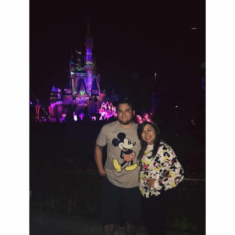 His first Disney trip!