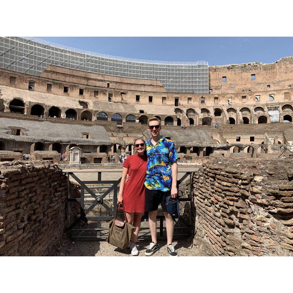The Colosseum in Rome, Italy, 2019