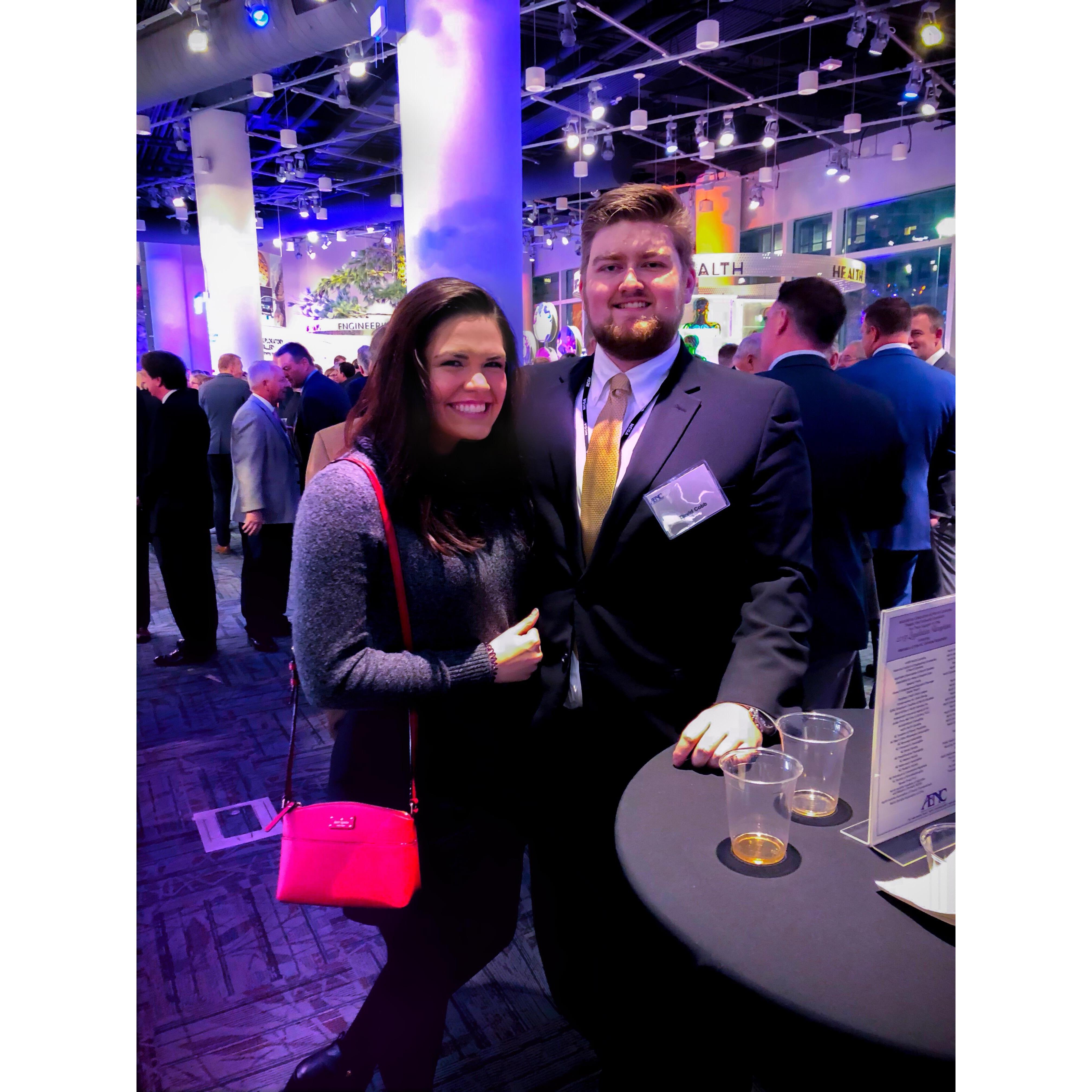 February 2019-Finally in the same state! Picture at a legislative reception.