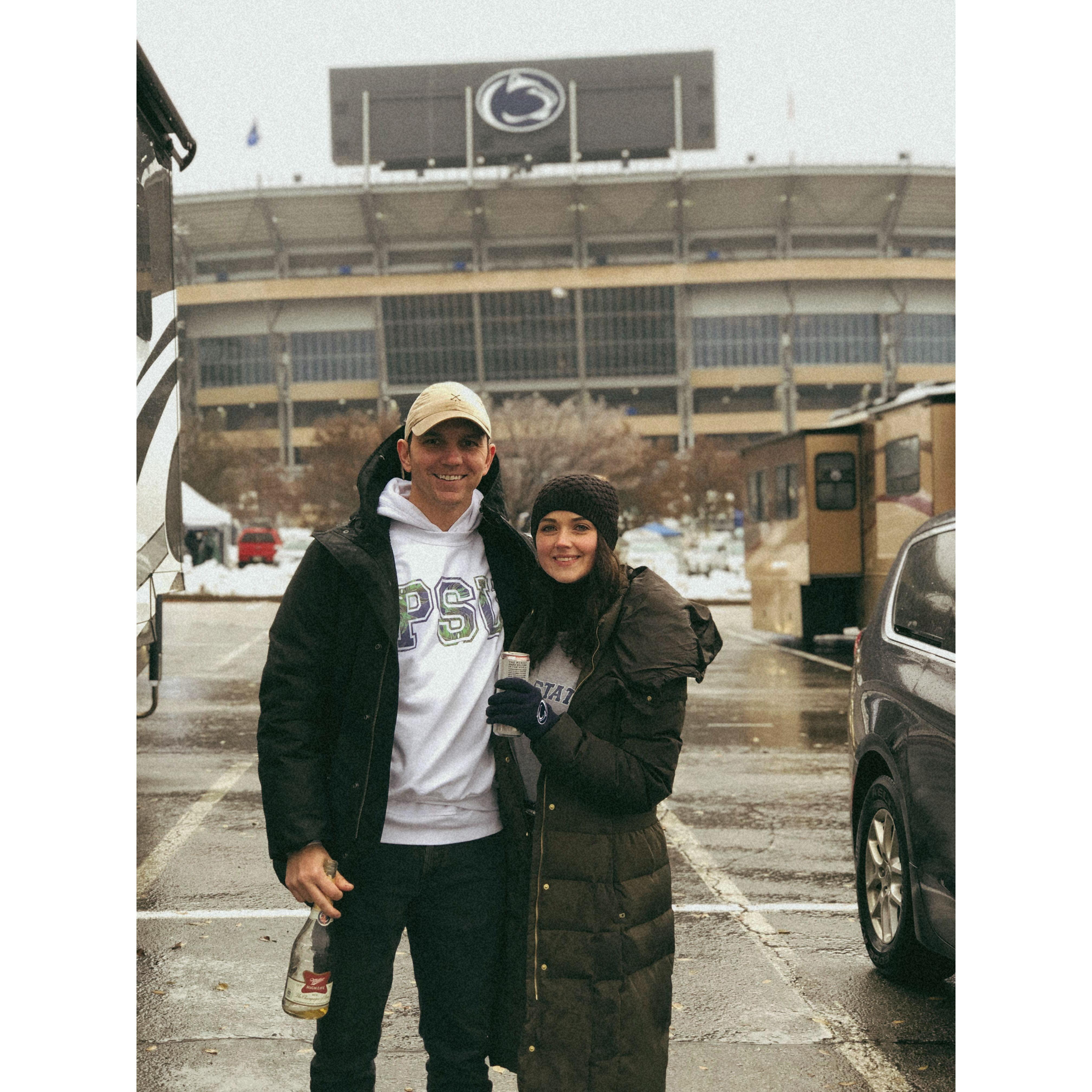 In the fall, Penn State football is on every weekend in our household