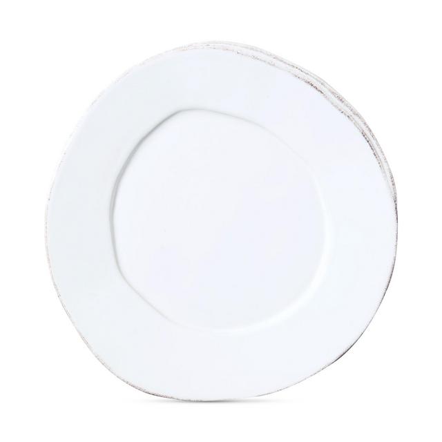Vietri Lastra White Collection Salad Plate