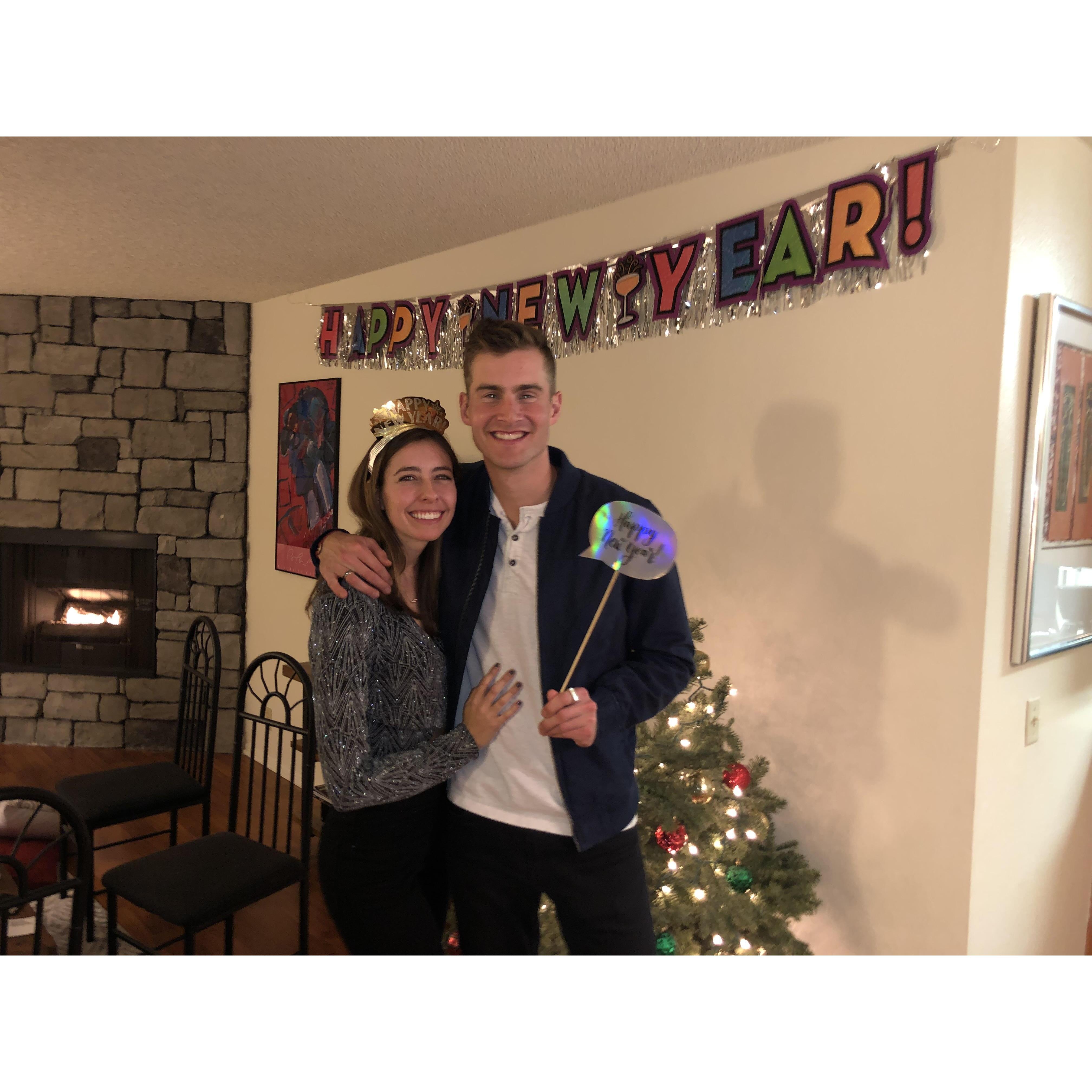 New Years Eve 2018, the night Chris finally told Kellie he loved her for the first time!