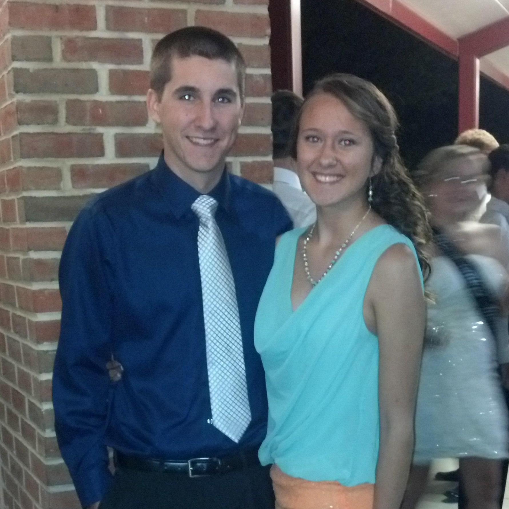 Sophomore Homecoming, 2013 (No, we didn't go together - about a  year before we started dating!)