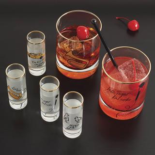 Good Times Manhattan Assorted 4-Piece Shot Glass Set
