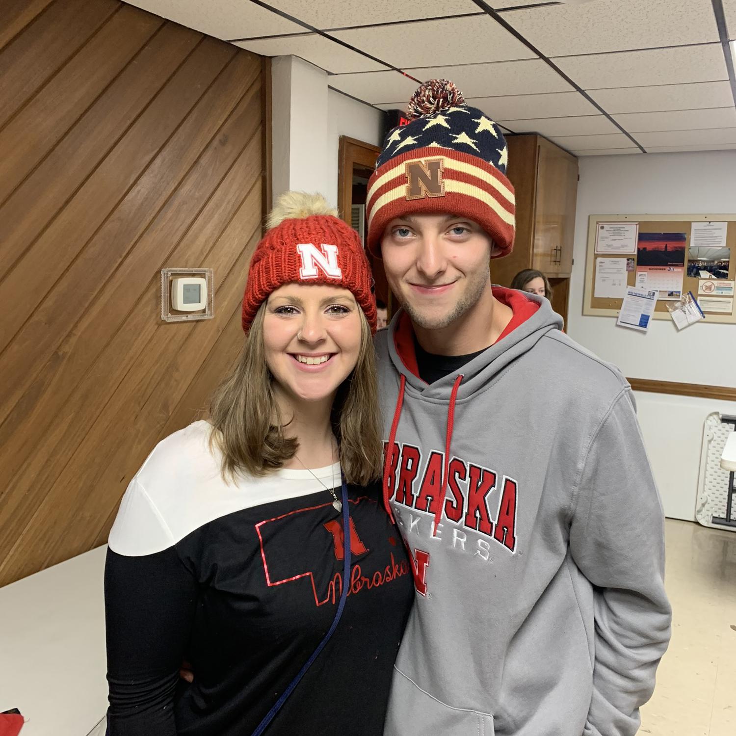 First Husker game together!