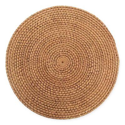 Natural Rattan Placemat in Honey