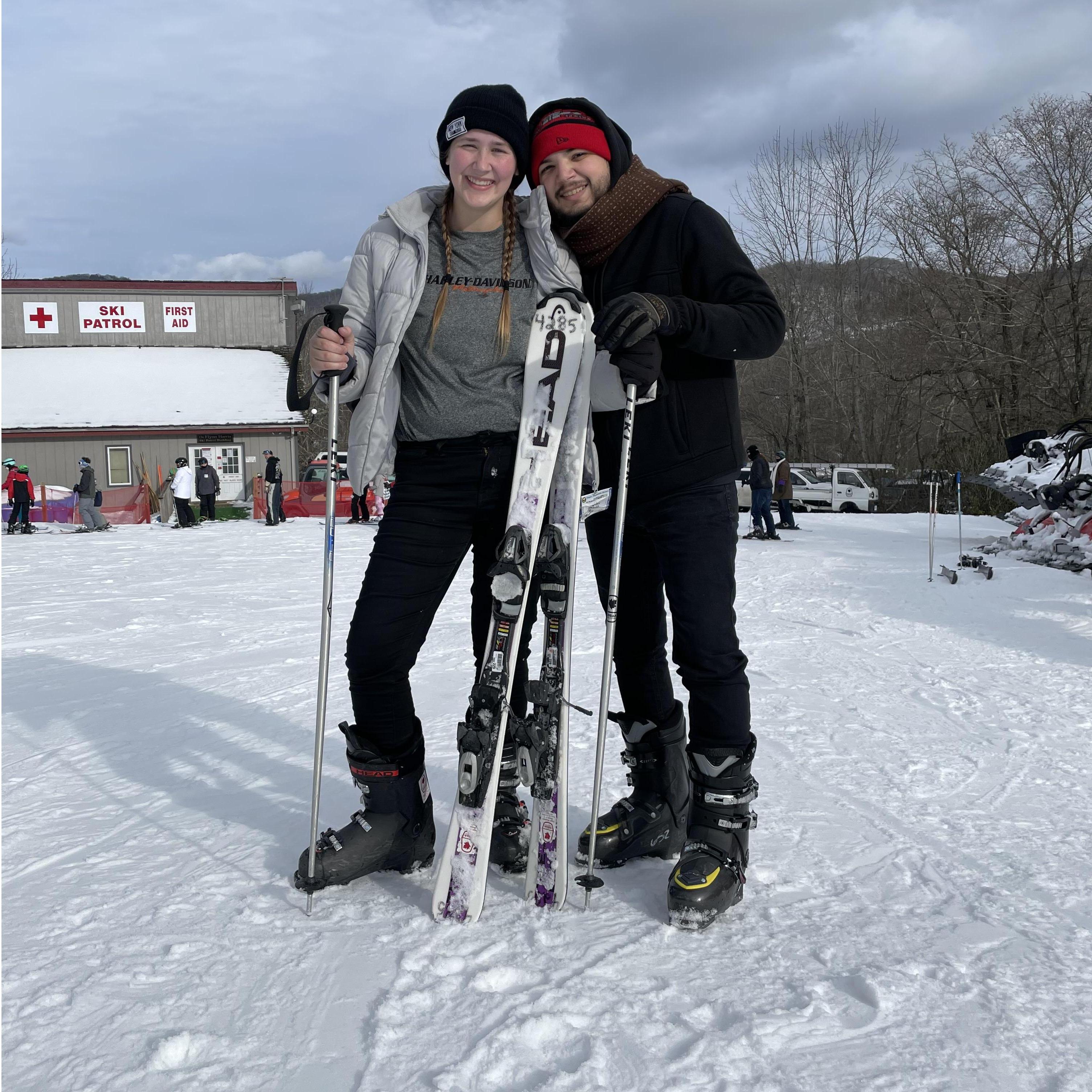 We tried skiing...