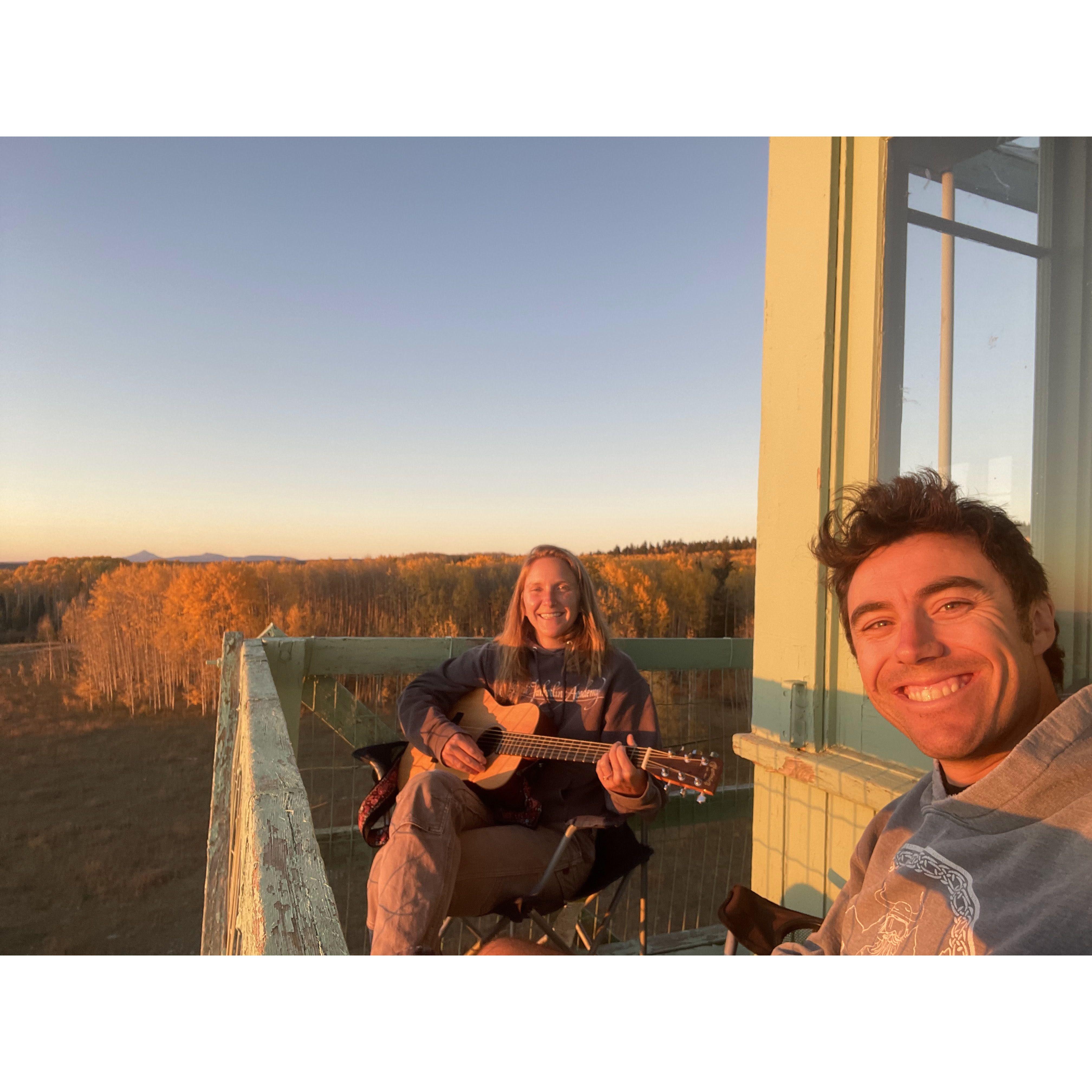 favorite place to catch the sunset - Jersey Jim Fire Tower