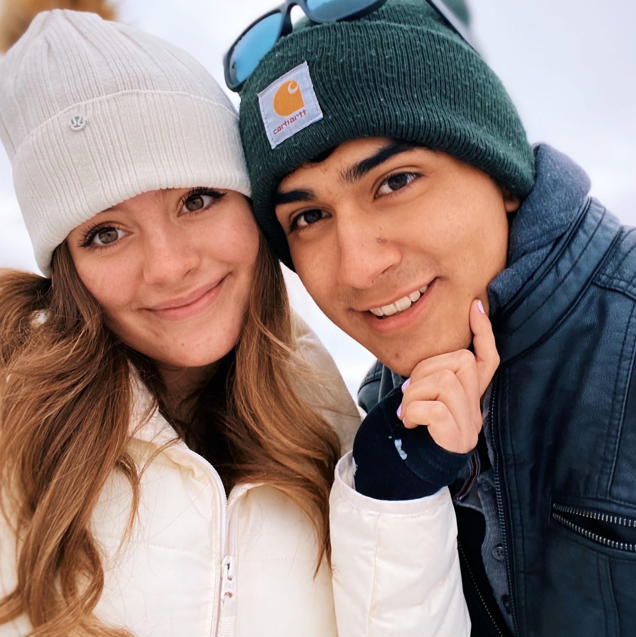 Valentines day 2021 in Las Cruces :) a romantic snowy hike