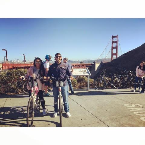 Bike ride through SF Bridge