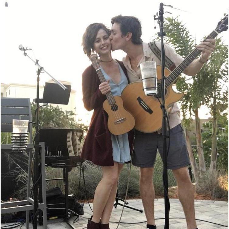 We got to play a gig together on valentines day!