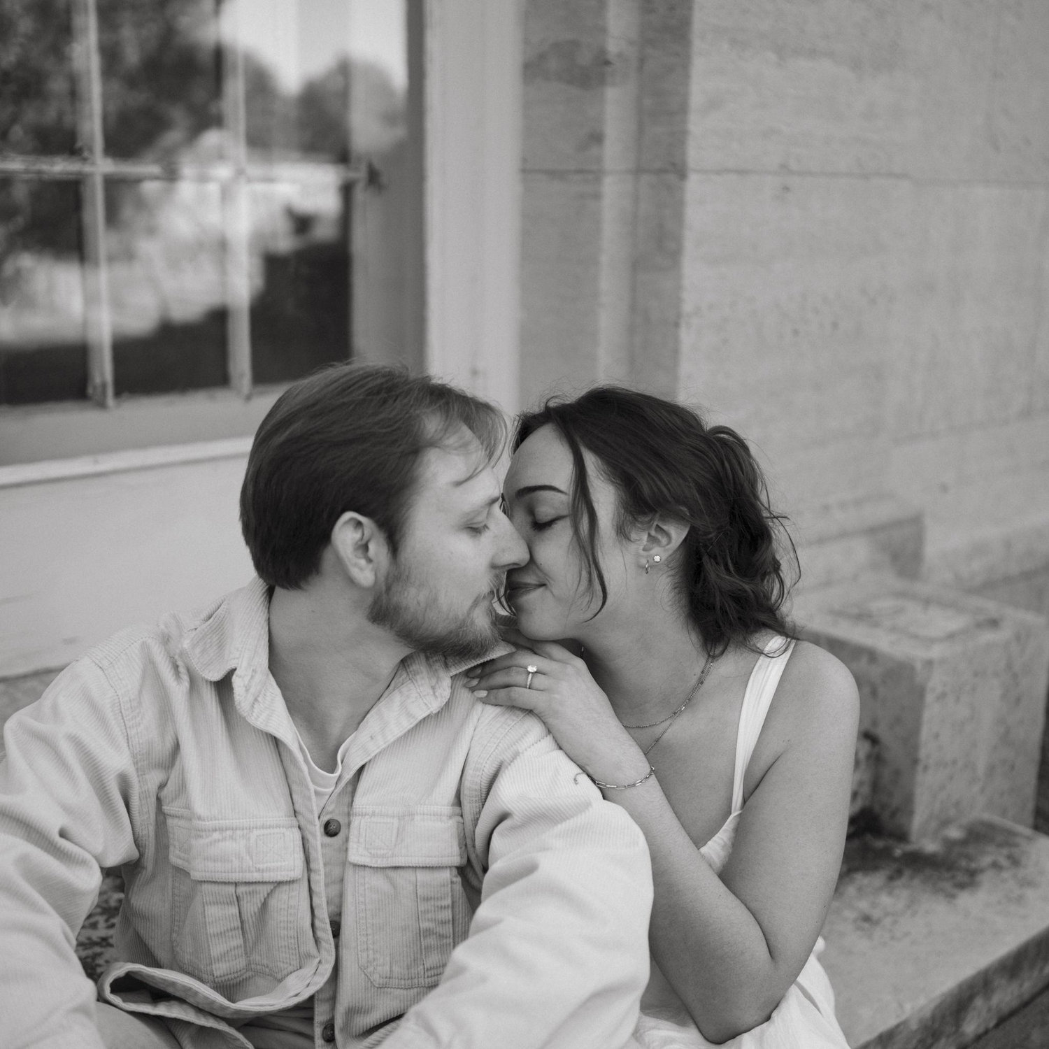 Engagement photos at the Philbrook November 2025