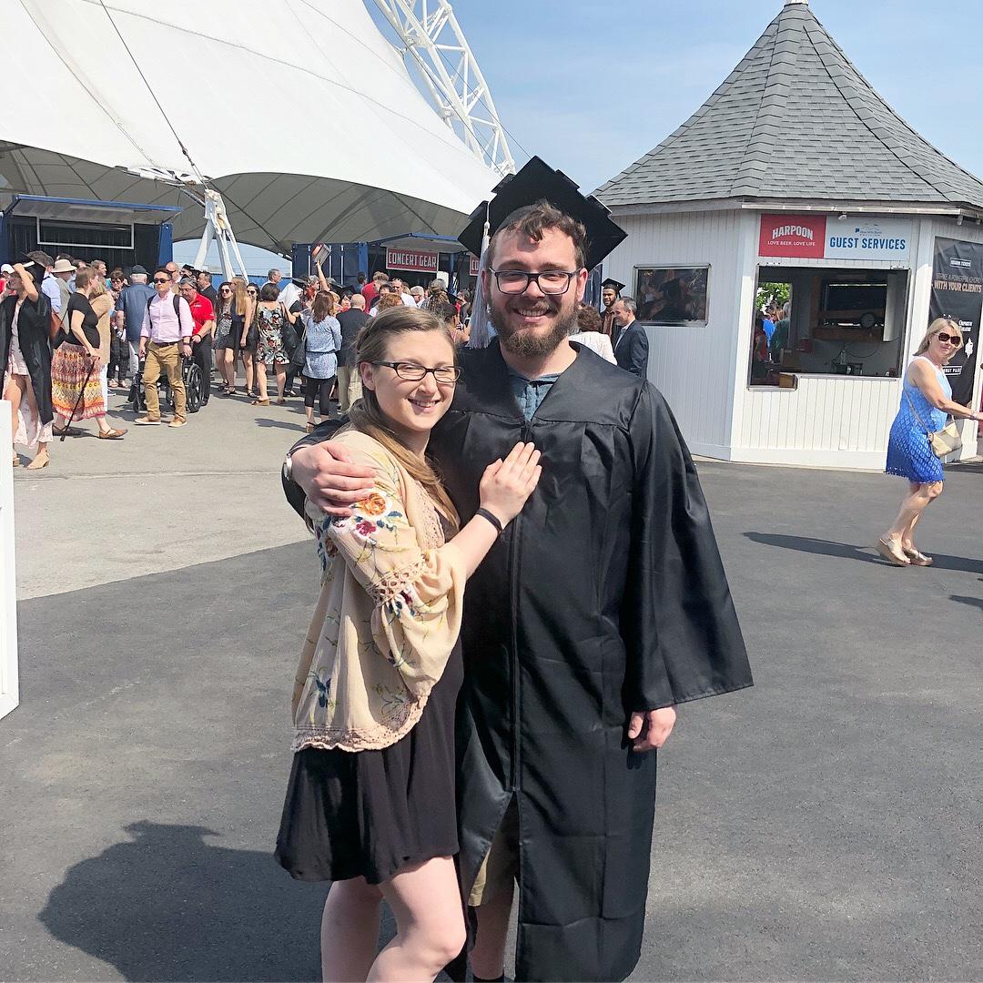 Caleb’s college graduation 2018