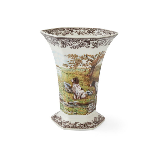 Spode Woodland Hexagonal 10.6" Vase