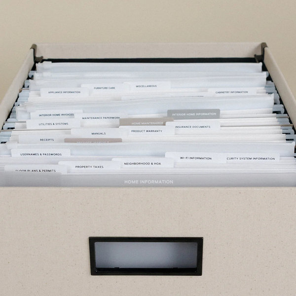 Home Information Filing System
