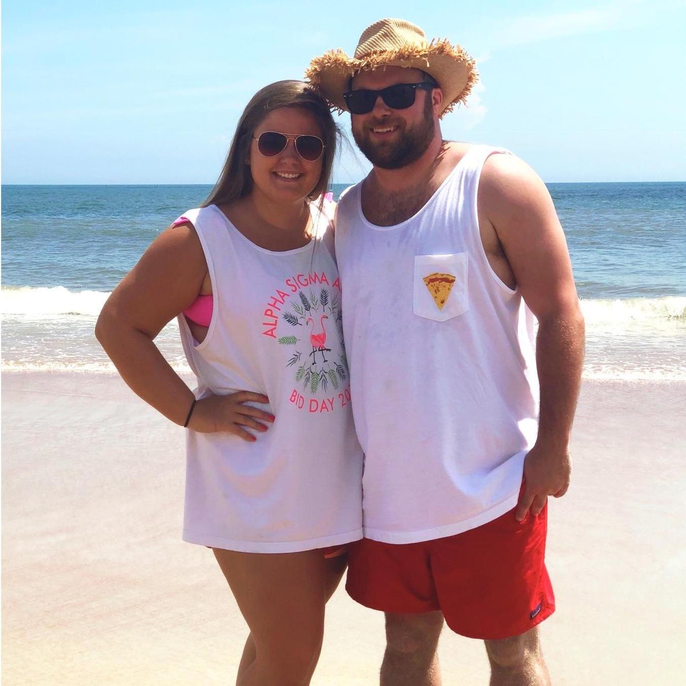 Visit to the beach to celebrate Tori’s graduation from Radiology School.