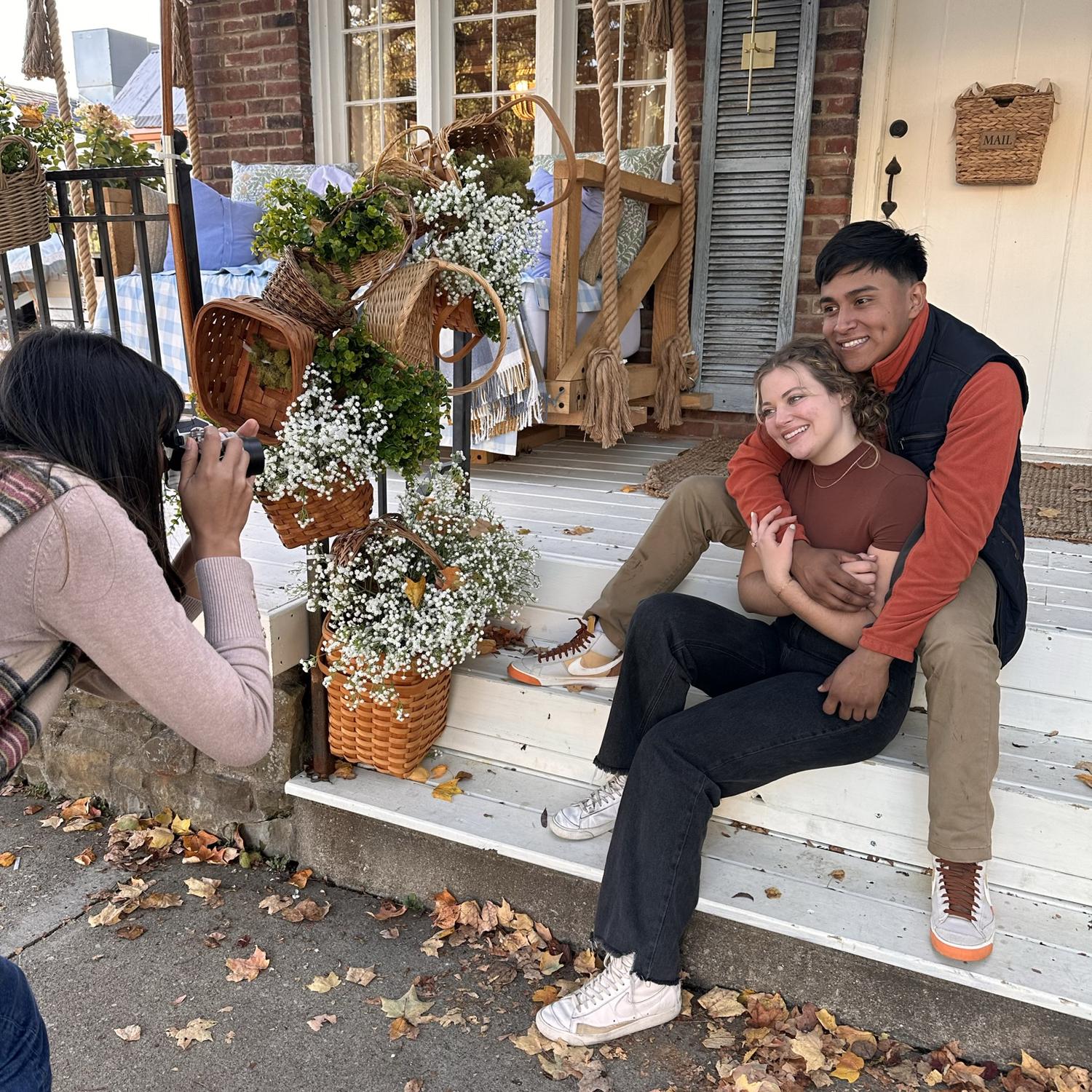 Elizabeth being our photographer