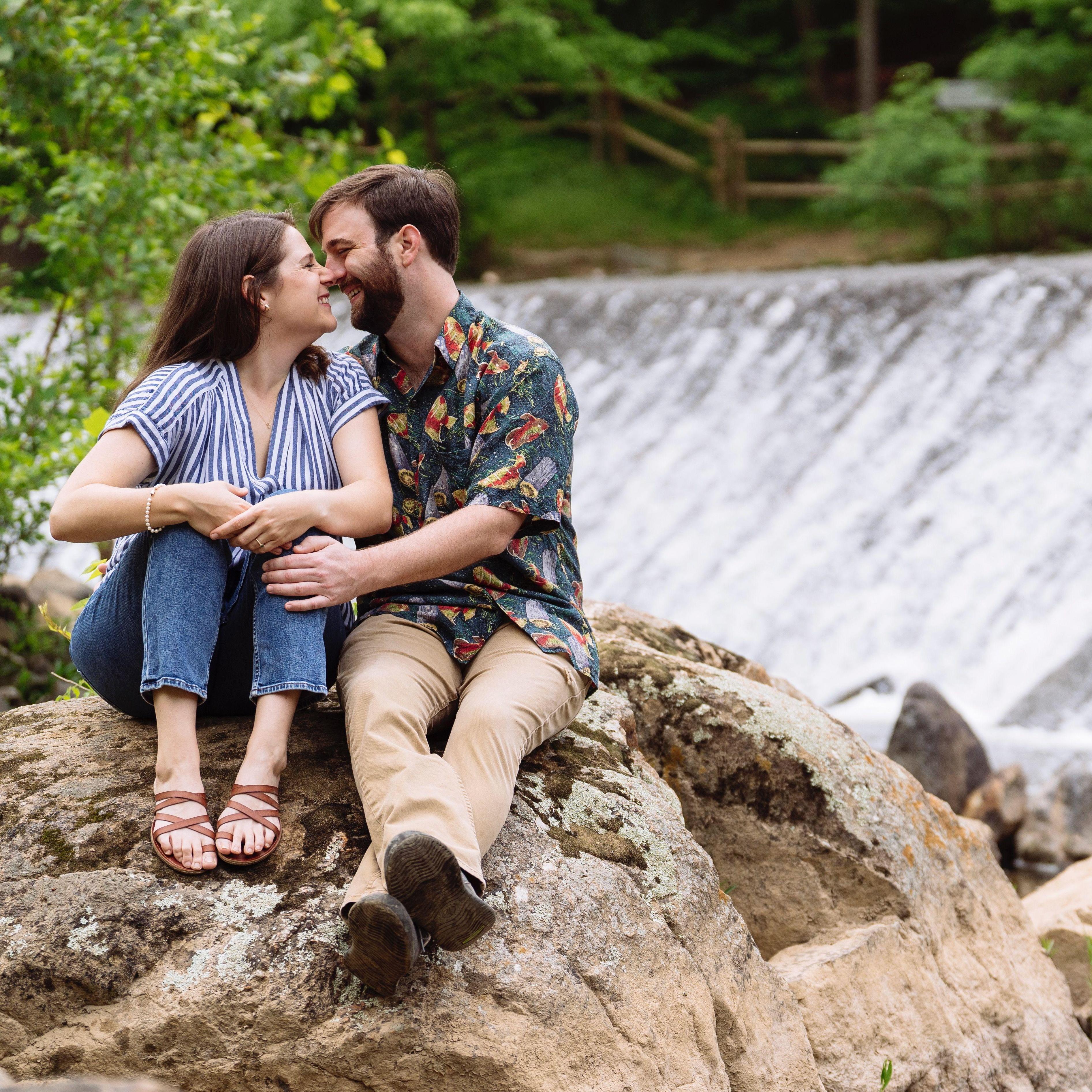 At the Eno River Dam near our house