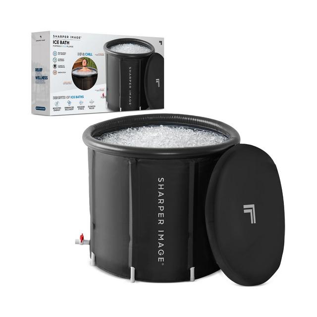 Sharper Image Ice Bath Portable Cold Plunge Revitalizing Ice Therapy