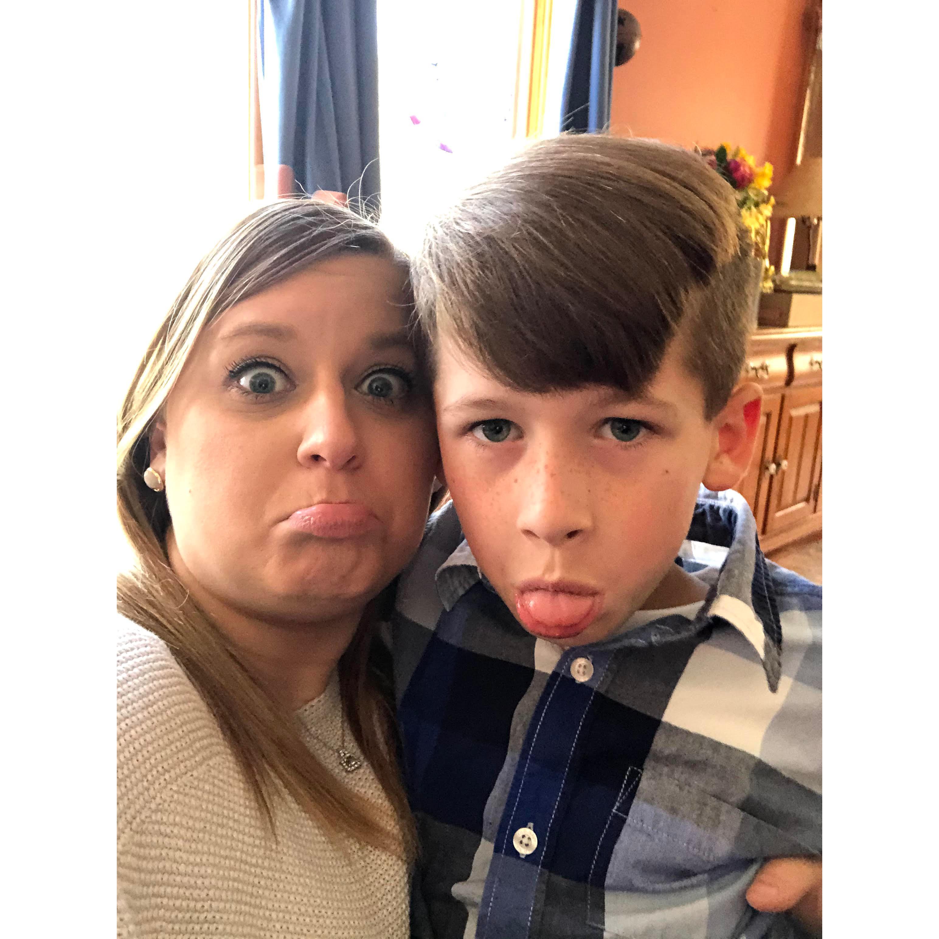 My crazy cute nephew-to-be.