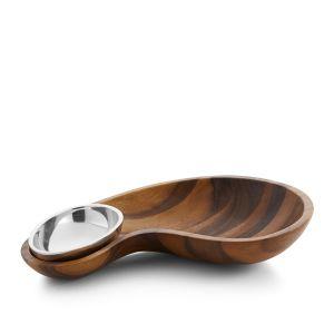Nambe  SIXTYFIVE CHIP + DIP, ALLOY