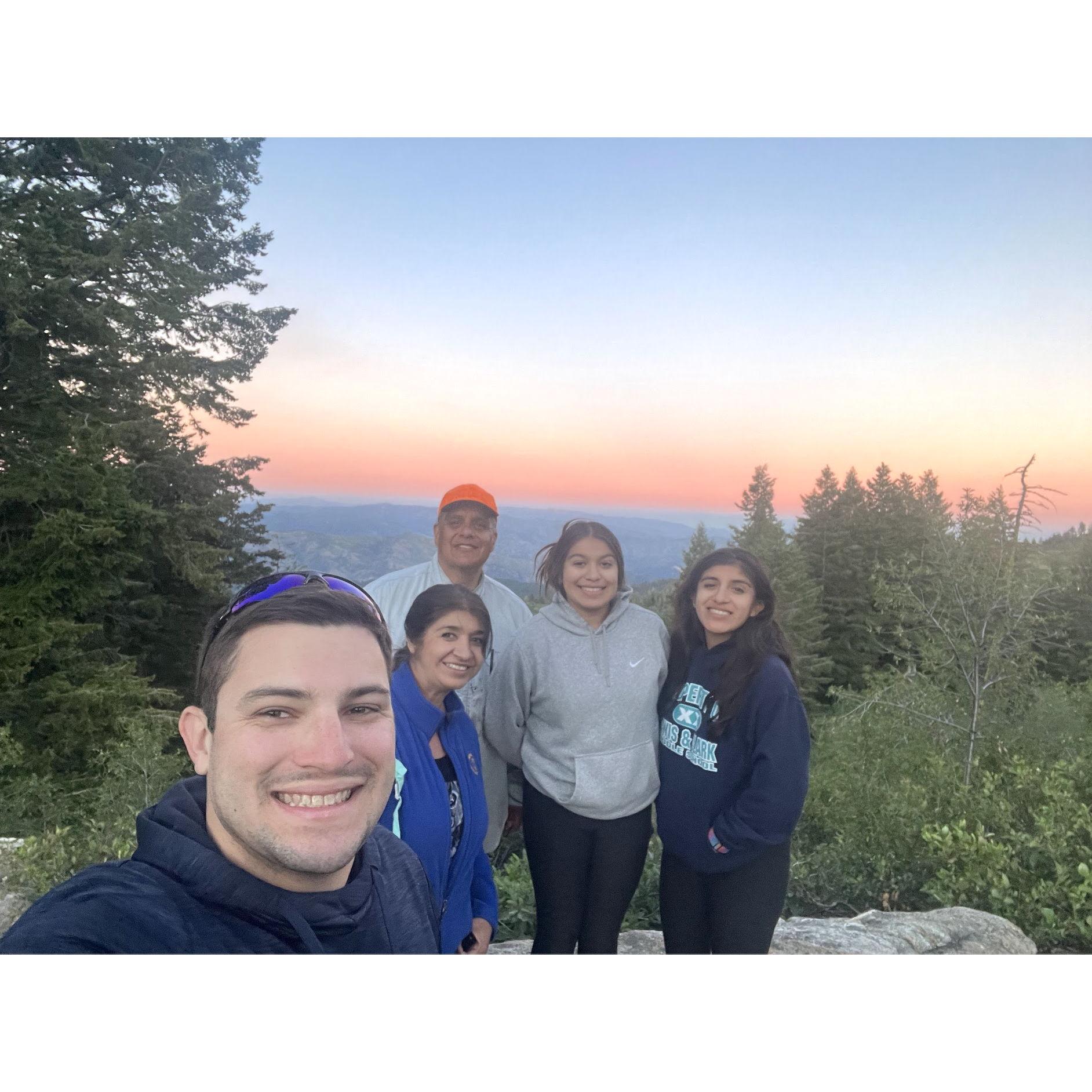 Andrew's first visit to Idaho! (Coincidentally Cassie's family's first camping trip)
