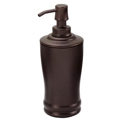 Olivia Soap Pump Dispenser Bronze 8oz - iDESIGN