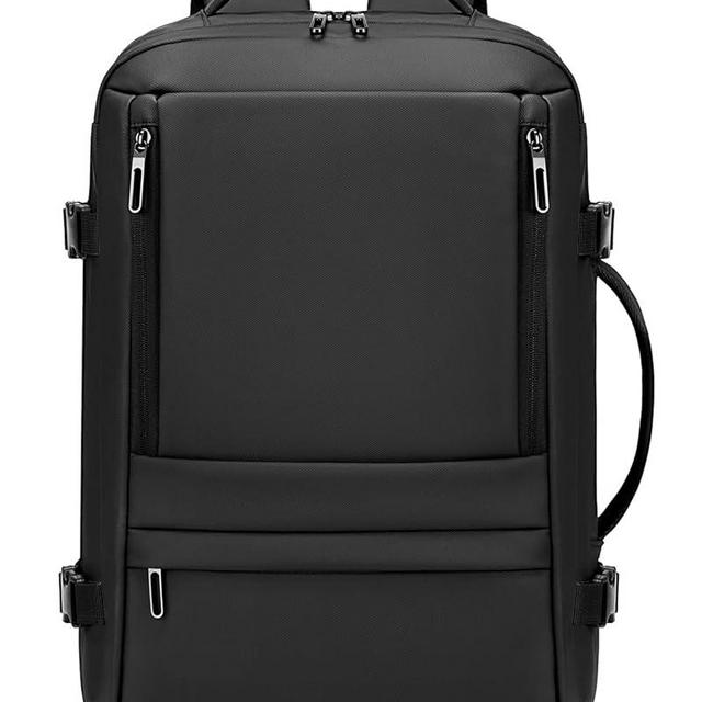 Rcrirth Carry On Travel Backpack for Airplanes | 40L Suitcase Backpack Luggage Business Weekender Bag - Expandable Travel Carry On Flight Approved for Men Women - Black