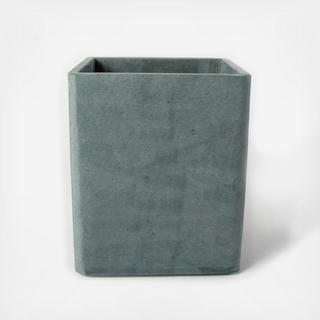 Sculptured Soapstone Wastebasket