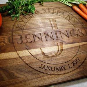 Personalized Cutting Board - Wedding Gift - Engagement - Gifts for Mom - Custom Cutting Board - Personalized Kitchen - Kitchen Gift - Fiance