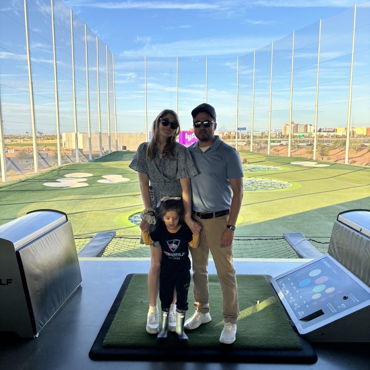 Our favorite weekend activity - Topgolf!