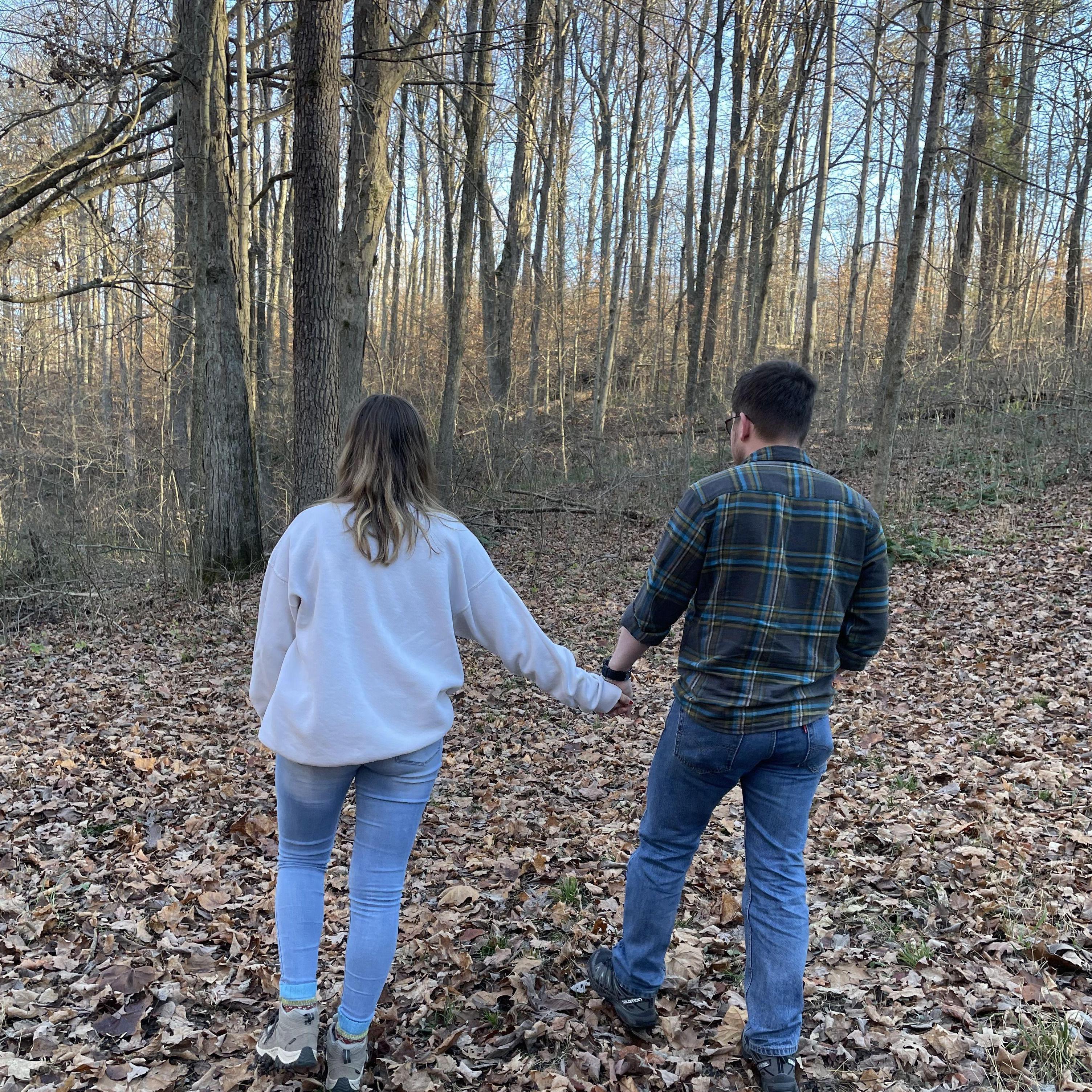 November 2023: Will and Nicole celebrate Thanksgiving at Nicole's grandparent's house in Indiana.