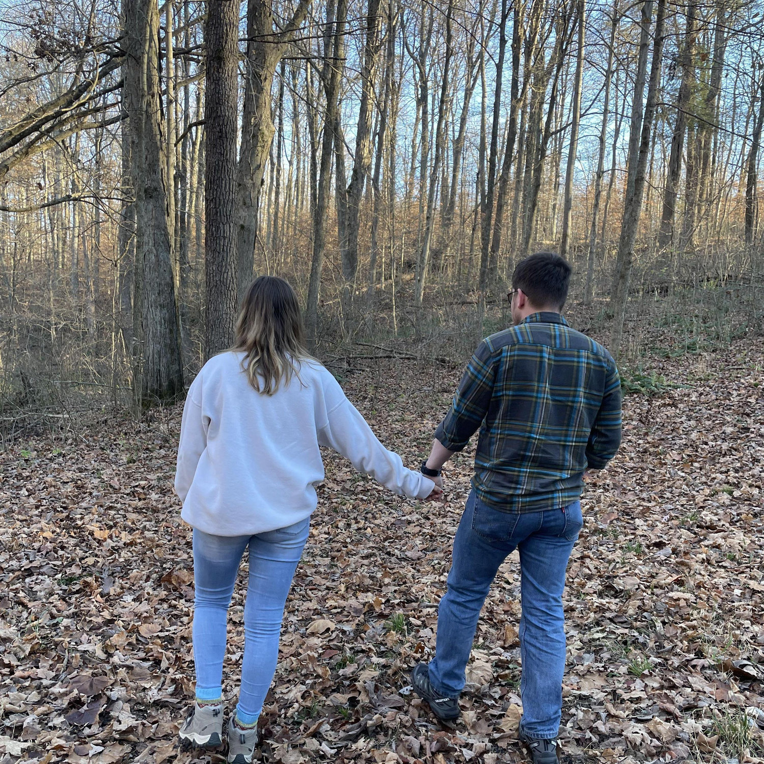 November 2023: Will and Nicole celebrate Thanksgiving at Nicole's grandparent's house in Indiana.