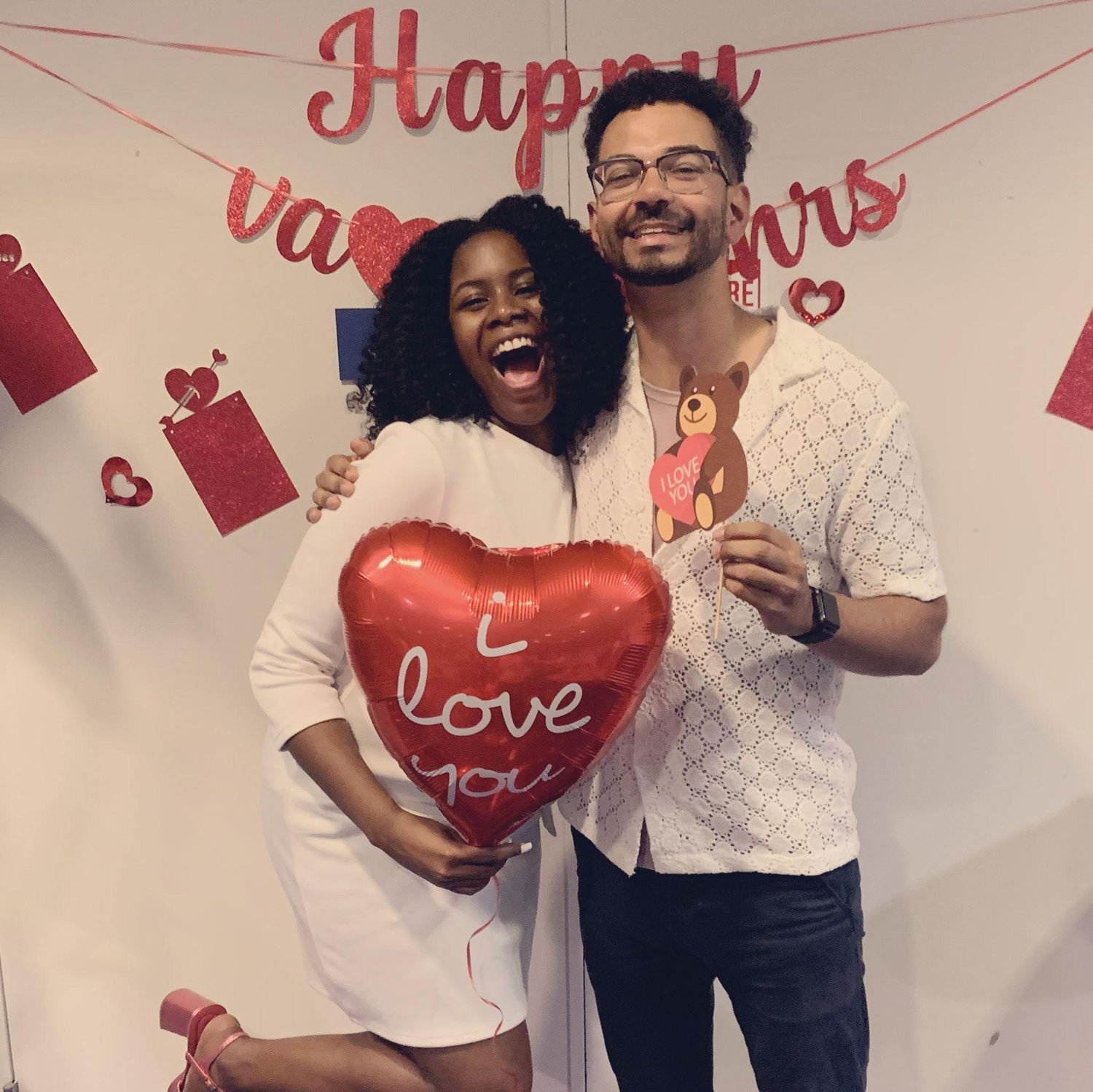Our first Valentine's Day!