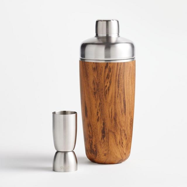 S'well Teakwood Cocktail Shaker Set