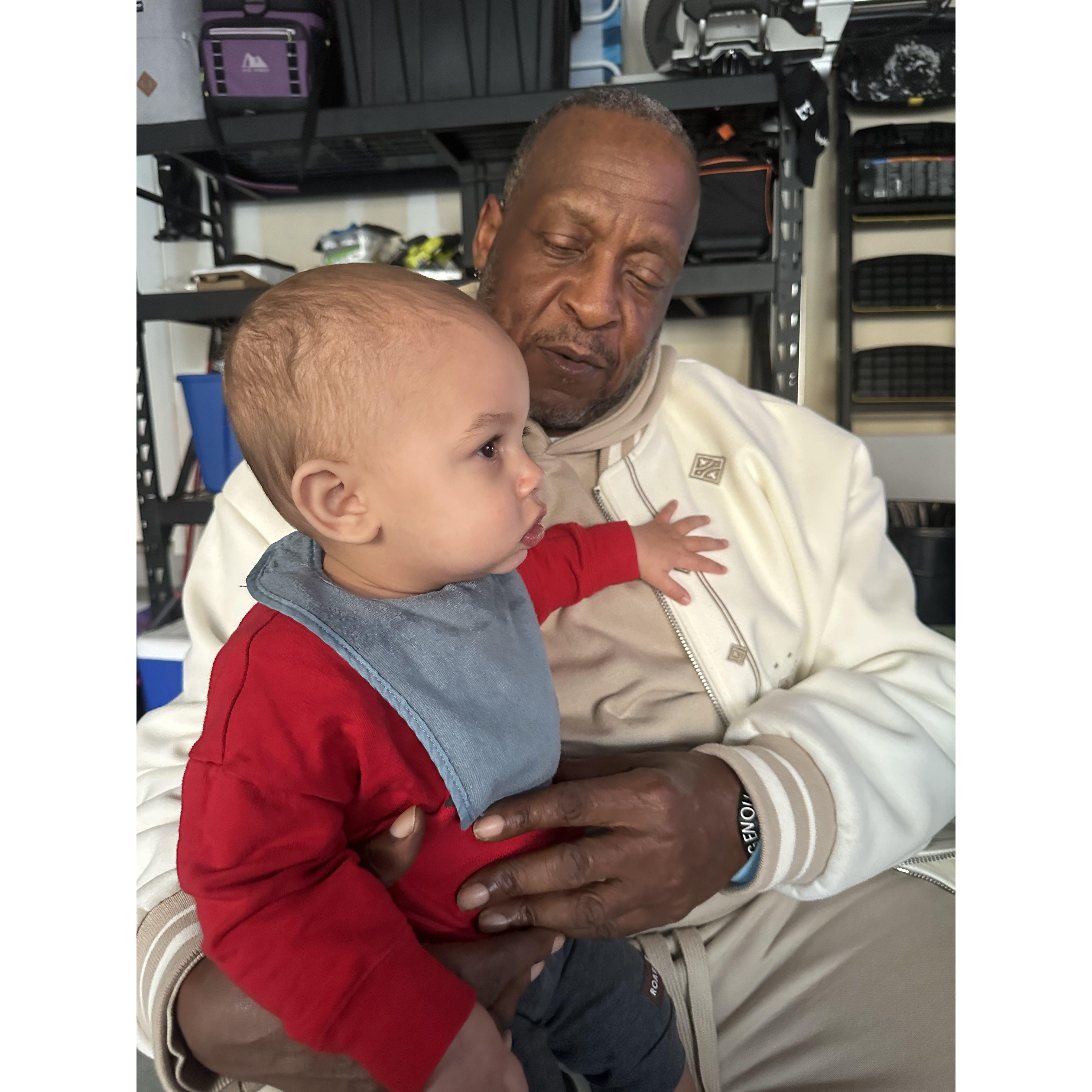 Pop Pop & Teddy chilling!